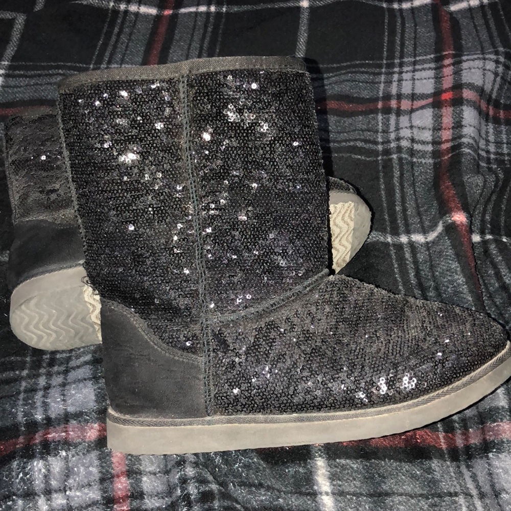 Black Sparkly Old Navy Boots